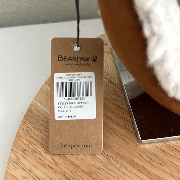 Bearpaw Shearling Trim Crossbody Saddle Bag - Picture 3 of 11